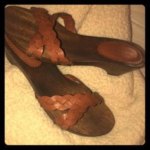 Banana Republic Brown leather Sandals Sz 7.5